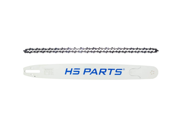 HS PARTS profesionálna vodiaca lišta 22" (55 cm) 3/8" .063" (1,6 mm) + pílová reťaz 77 článkov hranatý zub pre Stihl 030 036 042 045 MS290 MS390 MS360 MS361 MS362 MS380 MS440 MS441 MS460 MS461 MS462 MS500i MS660 MS661 MS880