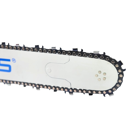 HS PARTS profesionálna vodiaca lišta 26" (65 cm) 3/8" .058" (1,5 mm) + pílová reťaz 89 článkov hranatý zub pre Husqvarna 61 66 266 268 272 365 372XP 380 585 Solo 665 681 Jonsered 2077 2171 Dolmar PS6400 Makita DCS6400