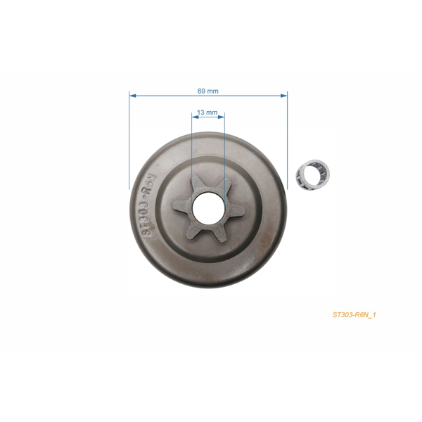 HS PARTS reťazka 3/8" 6 zubov picco pre motorové píly Stihl 009 009Q 010 010AVEQ 010AVQ 011AVEQ 110AV (OEM 11206402000)