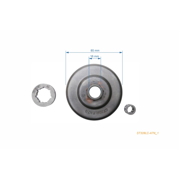 HS PARTS reťazka 3/8" 7 zubov pre motorové píly Stihl 064 066 MS640 MS650 MS660 (11220071002)