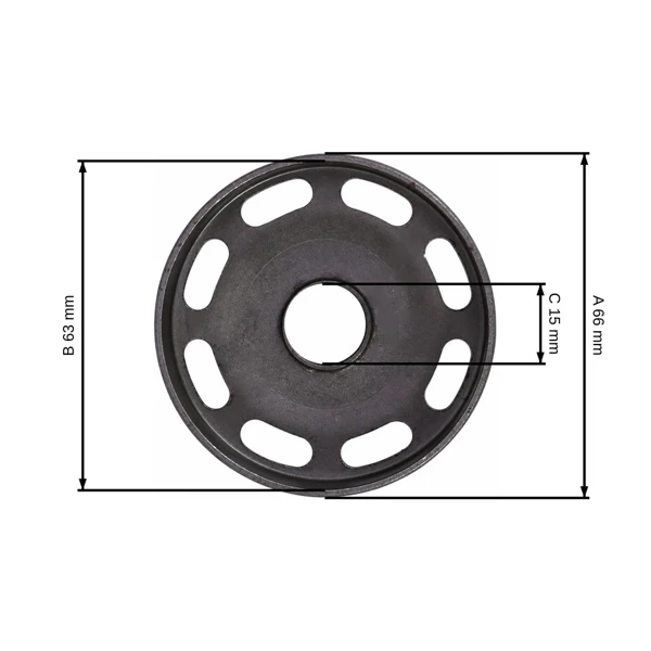 HS Parts reťazovka 3/8" 6 zubov pre motorové píly Husqvarna 135 135E 140 140E McCulloch CS350 CS390 (578257101)