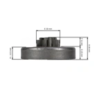 HS Parts reťazovka 3/8" 6 zubov pre motorové píly Husqvarna 135 135E 140 140E McCulloch CS350 CS390 (578257101)