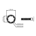 HS PARTS reťazovka 3/8" 7 zubov pre motorové píly Dolmar 112 113 114 116 117 119 120 120 super McCulloch Promac 6800