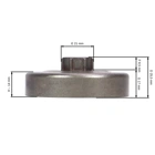 HS PARTS reťazovka .325" 7 zubov pre motorové píly Husqvarna 40 45 49 Jonsered 2041 2045 2050 (OEM 503159802)