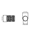 HS PARTS reťazovka .325" 7 zubov pre motorové píly Stihl 021 023 025 MS210 MS230 MS250 (OEM 11236402074)