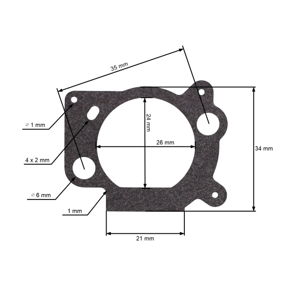 HS Parts tesnenie vzduchového filtra pre motory Briggs & Stratton (OEM 273364 691894)