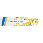 HS PARTS vodiaca lišta 10" (25 cm) 3/8" .050" (1,3 mm) + pílová reťaz 40 článkov hranatý zub pre Husqvarna 136 137 140 235 236 240 Jonsered CS2135 CS2234 Partner 350 351 352 Dolmar 100 106 ES140 Makita DCS4301 UC3030A UC3500