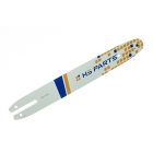 HS PARTS vodiaca lišta 12" (30 cm) 3/8" .050" (1,3 mm) + 2 x pílová reťaz 44 článkov hranatý zub