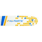 HS PARTS vodiaca lišta 12" (30 cm) 3/8" .050" (1,3 mm) + pílová reťaz 45 článkov hranatý zub pre Partner 350 351 370 P420 Husqvarna T425 E316 E321 Dolmar PS330 PS33 PS34 Homelite 3300 CS40 Solo 613 Oleomac GS35 GS350