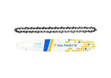 HS PARTS vodiaca lišta 13" (33 cm) .325" .058" (1,5 mm) + pílová reťaz 56 článkov hranatý zub pre Husqvarna 40 45 55 136 154 254 257 262 345 346 357 435 445 460 Jonsered 2155 CS2149W Dolmar 112 116 Oleomac 947 952 962