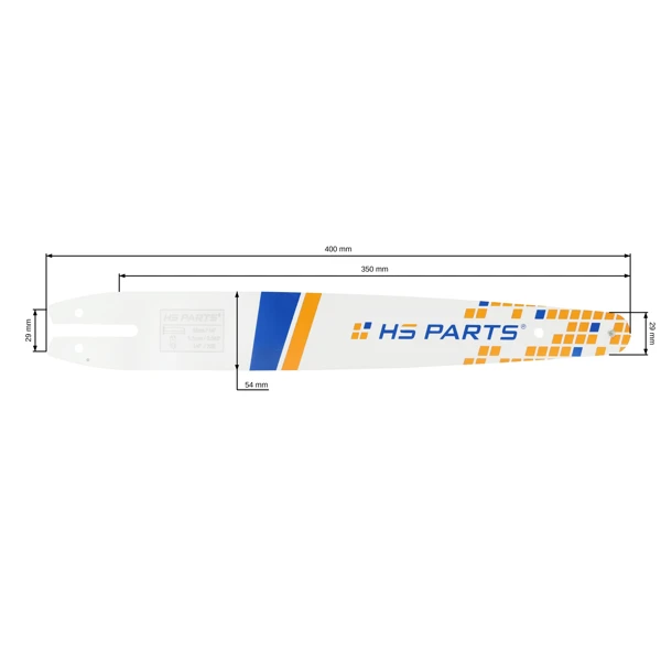 HS PARTS vodiaca lišta 14" (35 cm) 1/4" .043" (1,1 mm) pre Stihl 017 018 MS170 MS180 MS150 MS150 MS151 MS193 MS194 MSA60 MS00 HT101 HT130 HT131 HT56 HTE60