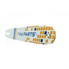 HS PARTS vodiaca lišta 14" (35 cm) 3/8" .050" (1,3 mm) + 2 x pílová reťaz 52 článkov hranatý zub pre Husqvarna 120 135 140 240 334T 335XPT 338XPT T540XP Jonsered 2035 2036 CS2135 CS2139T Solo 614 630 633 635 637 McCulloch MS1636
