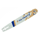 HS PARTS vodiaca lišta 15" (38 cm) 3/8" .050" (1,3 mm) + 2 x pílová reťaz 56 článkov hranatý zub pre Husqvarna 51 55 154 254 257 357 359 455 560XP