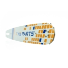 HS PARTS vodiaca lišta 15" (38 cm) 3/8" .050" (1,3 mm) + pílový reťaz 56 článkov hranatý zub pre Husqvarna 40 45 55 242 246 254 257 262 340 345 351 346 357 359 455 555