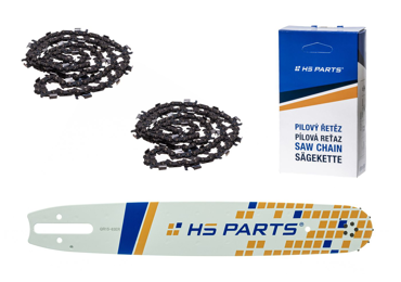 HS PARTS vodiaca lišta 15" (38 cm) 3/8" .063" (1,6 mm) + 2 x reťaz na pozdĺžne rezanie 56 článku pre Stihl 041 042 036 044 048 066 MS290 MS310 MS360 MS361 MS362 MS391 MS440 MS441 MS462 MS460 MS640 MS650 MS660 MS500i