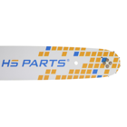 HS PARTS vodiaca lišta 15" (38 cm) .325" .050" (1,3 mm) 64 článkov pre Husqvarna 36 45 55 136 154 254 257 262 345 346 357 435 445 460 Jonsered 2054 2152 2155 CS2149W Dolmar 109 111 112 116 Oleomac 946 947 952 962