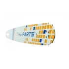 HS PARTS vodiaca lišta 16" (40 cm) 3/8" .050" (1,3 mm) + 4 x pílová reťaz 60 článkov hranatý zub pre Husqvarna 40 55 242 254 262 339XP 353 357 359 T435 445 455 460 550 560XP