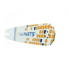 HS PARTS vodiaca lišta 16" (40 cm) 3/8" .058" (1,5 mm) + 2 x pílová reťaz na pozdĺžne rezanie 60 článku guľatý zub pre výrobu fošní a dosiek vhodné Husqvarna 266 268 362 365 371 372XP 395 576XP