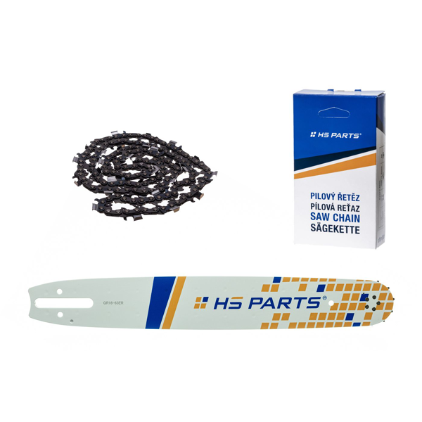 HS PARTS vodiaca lišta 16" (40 cm) 3/8" .063" (1,6 mm) + pílová reťaz 60 článkov hranatý zub pre Stihl 030 036 042 045 MS290 MS390 MS360 MS361 MS362 MS440 MS460 MS660