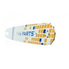 HS PARTS vodiaca lišta 16" (40 cm) 3/8" .063" (1,6 mm) + pílová reťaz 60 článkov hranatý zub pre Stihl 030 036 042 045 MS290 MS390 MS360 MS361 MS362 MS440 MS460 MS660