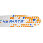 HS PARTS vodiaca lišta 16" (40 cm) .325" .058" (1,5 mm) pre Husqvarna 36 45 55 136 154 254 257 262 345 346 357 435 445 460 Jonsered 2054 2152 2155 CS2149W Dolmar 109 111 112 116 Oleomac 938 946 947 952 962 Solo 639 651 665