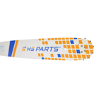 HS PARTS vodiaca lišta 18" (45 cm) 3/8" .050" (1,3 mm) 64 článkov pre Husqvarna 246 254 262 345 357 455 460 555 560 Jonsered 2054 CS2260 Dolmar 111 112 115 PS540 Solo 613 614 650 Oleomac 162 956 962