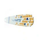 HS PARTS vodiaca lišta 18" (45 cm) 3/8" .058" (1,5 mm) + 2 x reťaz na pozdĺžne rezanie 68 článku pre Husqvarna 61 66 266 268 272 365 372XP 385 585 Solo 665 670 681 Jonsered 2077 2171 Dolmar PS6400 Shindaiwa 285 577 Makita DCS6400 DCS7301