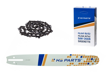 HS PARTS vodiaca lišta 18" (45 cm) 3/8" .058" (1,5 mm) + reťaz na pozdĺžne rezanie 68 článku pre Husqvarna 61 66 266 268 272 365 372XP 385 585 Solo 665 670 681 Jonsered 2077 2171 Dolmar PS6400 Shindaiwa 285 577 Makita DCS6400 DCS7301