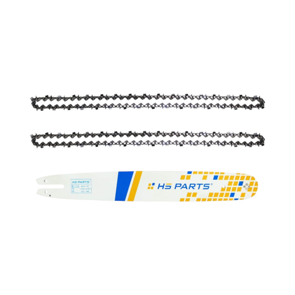 HS PARTS vodiaca lišta 18" (45 cm) .325" .050" (1,3 mm) + 2 x  pílová reťaz 68 článkov hranatý zub pre Stihl 021 023 025 MS210 MS230 MS231 MS241 MS250 MS251