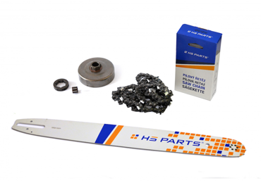 HS PARTS vodiaca lišta 20" (50 cm) 3/8" .063" (1,6mm) + pílová reťaz 72 článkov hranatý zub + reťazovka pre Stihl 064 066 MS660