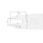 HS PARTS vodiaca lišta 36" (90 cm) .404" .063" (1,6 mm) 104 čl. pre Stihl 064 066 MS640 MS650 MS660 MS661