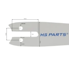 HS PARTS vodiaca lišta 4" (10 cm) 1/4" .043" (1,1 mm) pre akumulátorové ručné píly