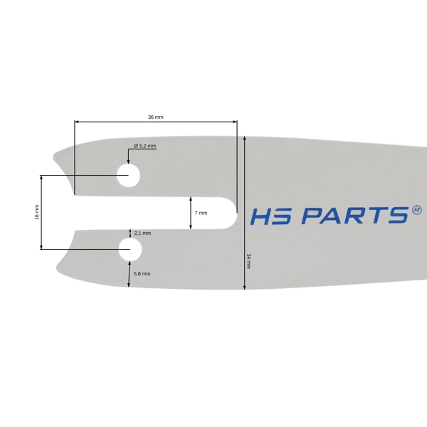 HS PARTS vodiaca lišta 4