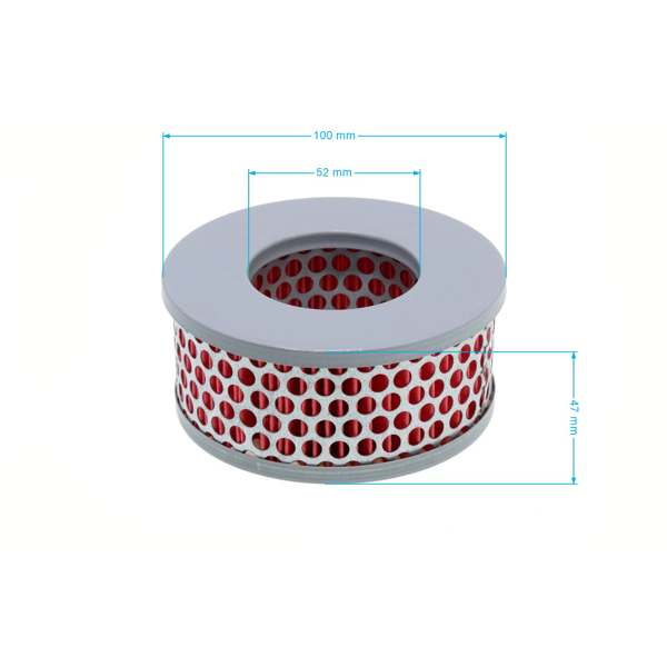 HS PARTS vzduchový filter 105 mm x 52 mm x 47 mm pre motory Yanmar L40 (114250 12580 114250-12580 1142-501-2580)