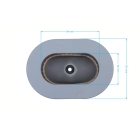 HS Parts vzduchový filter pre motory Yanmar L100 (114650 12540, 114650-12540, 1146-501-2540)