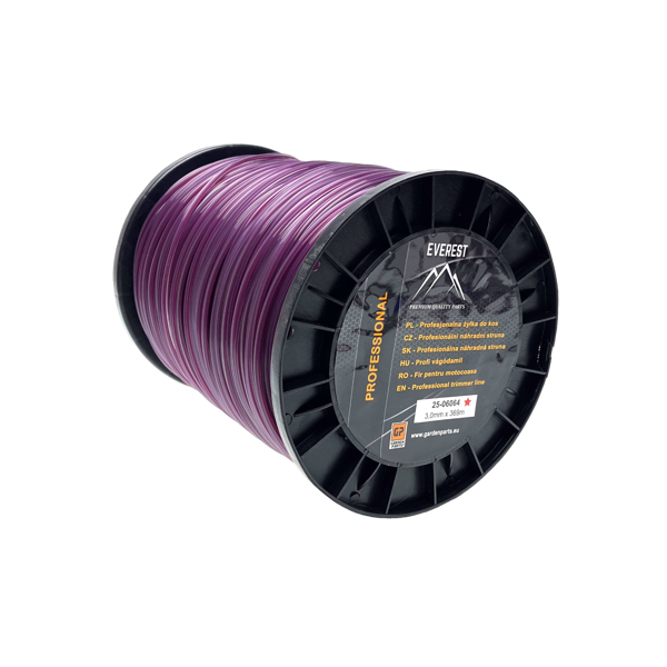 HS Parts žacia struna pre krovinorezy tvar hviezda 3 mm x 369 m