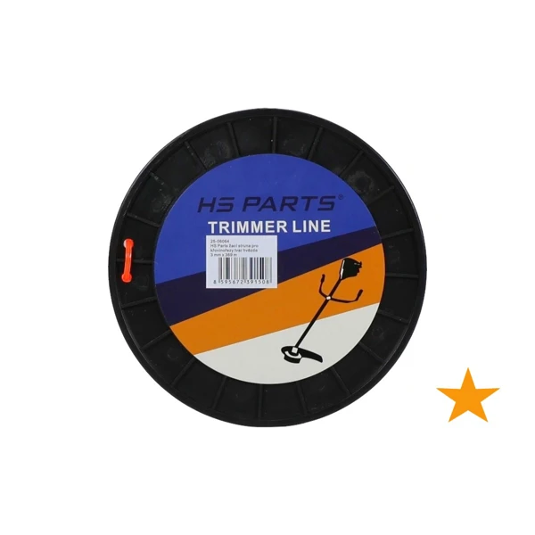 HS Parts žacia struna pre krovinorezy tvar hviezda 3 mm x 369 m