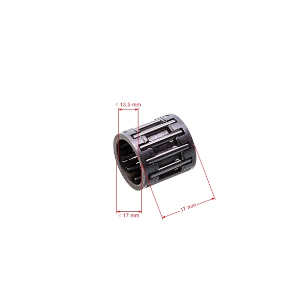 Ihlové ojničné ložisko 16,70 mm x 16,70 mm x 13,50 mm pre motorové a rozrezávacie píly Husqvarna 281 288 385 390 394 395XP K960 K970 Jonsered 2094 2095 CS2186 CS2188 (OEM 503256101)
