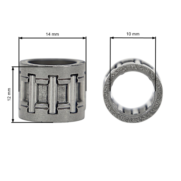 Ihlové ojničné ložisko pre motorové píly Partner 350 351 352 370 390 420 Poulan 2250 2450 Jonsered 2035 CS2137 McCulloch Mac Cat 436 333 Woodshark 2275