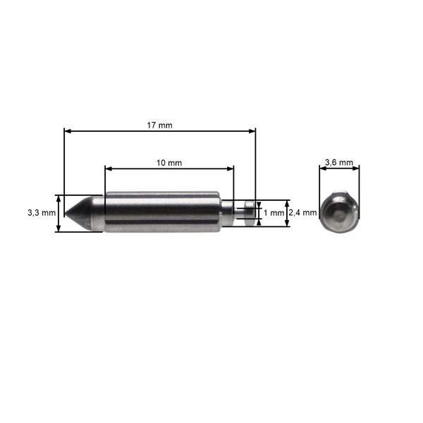 Ihlový ventil pre karburátory Walbro Zama (OEM W82-75-7)