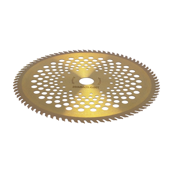 Karbidový nôž pre krovinorezy 80 zubý rozmer 255 mm x 25,4 mm