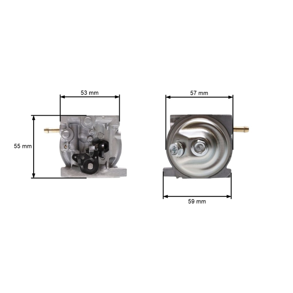 Karburátor pre čínske kosačky a motorové kosačky NAC NGP Loncin