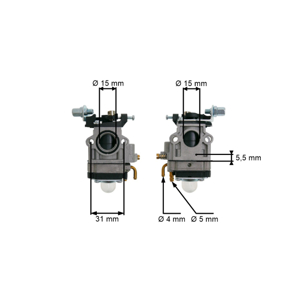 Karburátor pre krovinorezy Echo AL-KO Alko Hecht čínskych značiek a hobbymarket
