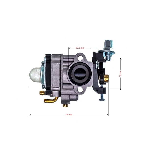 Karburátor pre krovinorezy Echo SRM2601 SRM2400 SRM2610 PE2601 AL-KO Alko Hecht čínskych značiek a hobbymarket (OEM 12300057731)
