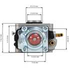 Karburátor pre krovinorezy OLEO-MAC Oleo-mac 720 722S 726S 726T Sparta 25 26 Efco 8200 8220 8260 Stark 25 26 (OEM A007536)