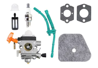 Karburátor pre krovinorezy Stihl FS87 FS87R FS100 FS100R FS100RX FS110 FS110R FS110X FS110RX FS90 FS90R KM100R KM110R HT100 HT101 akčný set 8 dielov (OEM Zama C1Q-S 41801200611)