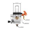Karburátor pre krovinorezy Stihl FS87 FS87R FS100 FS100R FS100RX FS110 FS110R FS110X FS110RX FS90 FS90R KM100R KM110R HT100 HT101 (OEM 41801200611)