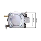Karburátor pre motorové píly Husqvarna 385 385 XP 390 XP Jonsered CS2188 (OEM 503280411 501355201)