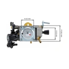 Karburátor pre motorové píly Husqvarna 445 445E 450 Jonsered CS2245 CS2245II CS2250S McCulloch CS450 (OEM 506450401)