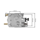 Karburátor pre motorové píly Husqvarna 61 268 272 XP (OEM 574331601 544199701)